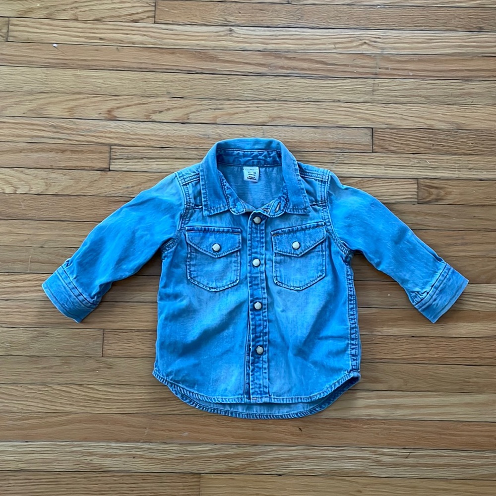 Baby Gap Chambray Button-down Shirt